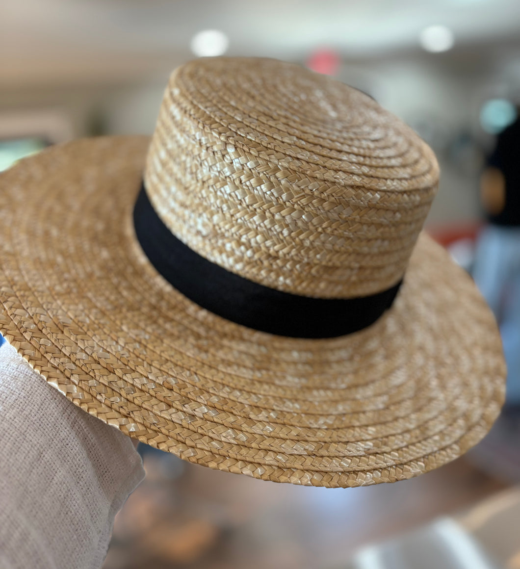 Straw Hat Black Band